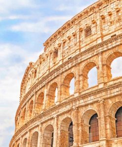 Colosseum Rome Italy paint by numbers