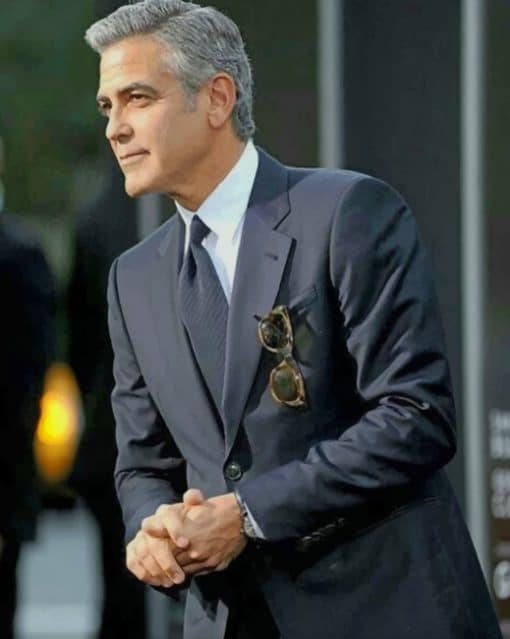 George Clooney Actor paint by numbers
