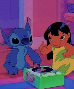 Lilo And Stitch Animation paint by numbers