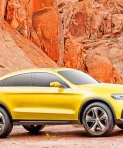 Mercedes Benz Glc Concept paint by numbers