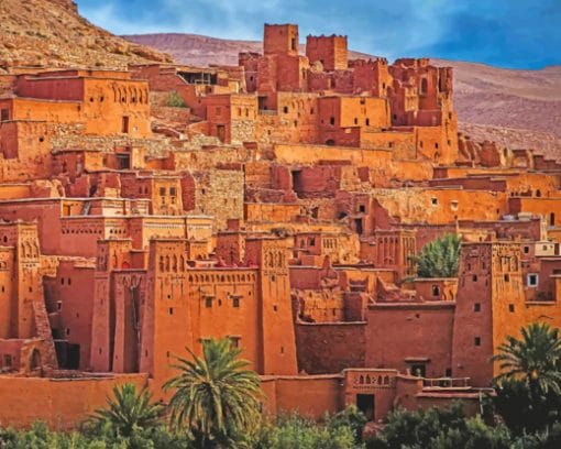 Ouarzazate Morocco paint by numbers
