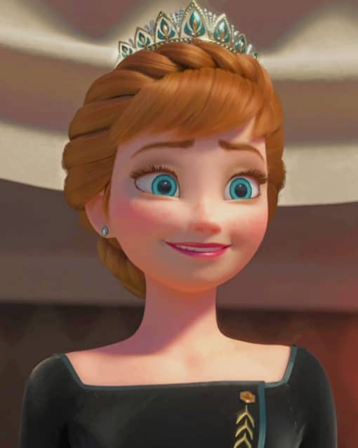 Queen Anna Frozen paint by numbers