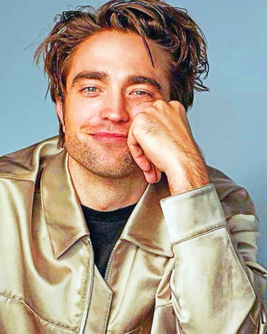 Robert Pattinson paint by numbers