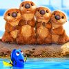 Sea Lions Finding Dory paint by numbers