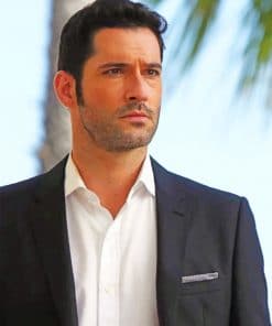 The Actor Tom Ellis paint by numbers
