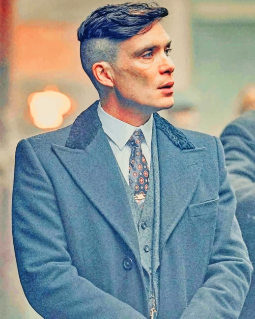 Thomas Shelby Peaky Blinderd paint by numbers