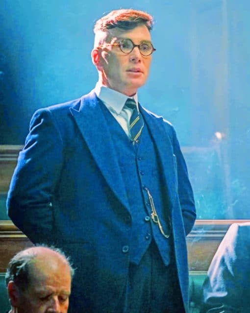 Thomas Shelby With Glasses paint by numbers