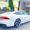 White Audi A7 paint by numbers