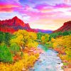 Zion National Park paint by numbers