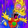 Bart Simpson Art paint by numbers