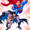 Batman And Superman paint by numbers