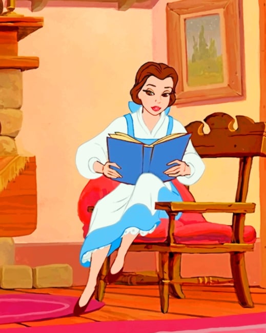 Belle The Princess paint by numbers