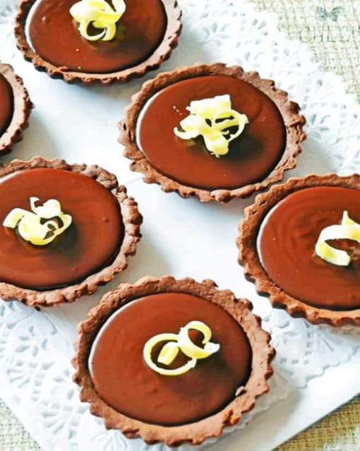 Chocolate Tartlets Paint by numbers