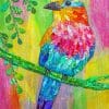 Colorful Bird Art paint by numbers