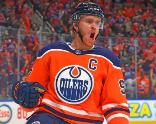 Connor McDavid Player Paint by numbers