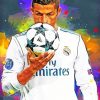 Cristiano Ronaldo Madrid paint by numbers