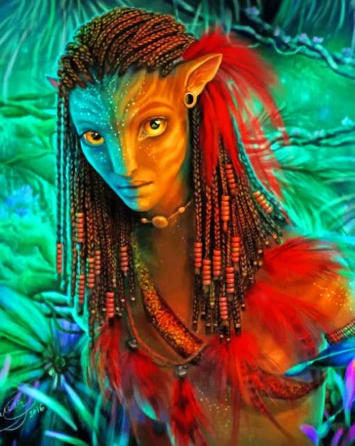 Fantasy Avatar paint by numbers