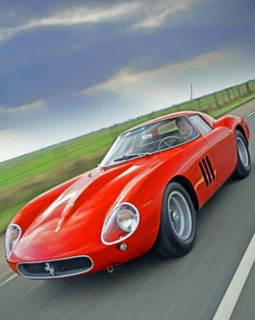 Ferrari GTO paint by numbers