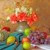 Fruits And Flowers Still Life paint by numbers