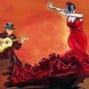 Guitarist And Flamenco Dancer paint by numbers