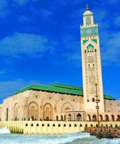 Hassan II Mosque paint by numbers