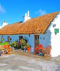 Irish Cottage paint by numbers