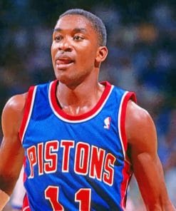 Isiah Thomas Player Painnt by numbers