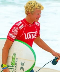 John John Florence paint by numbers