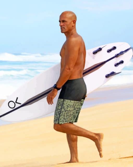 Kelly Slater Paint by numbers