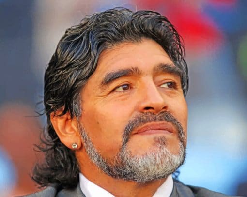 Legend Maradona paint by numbers