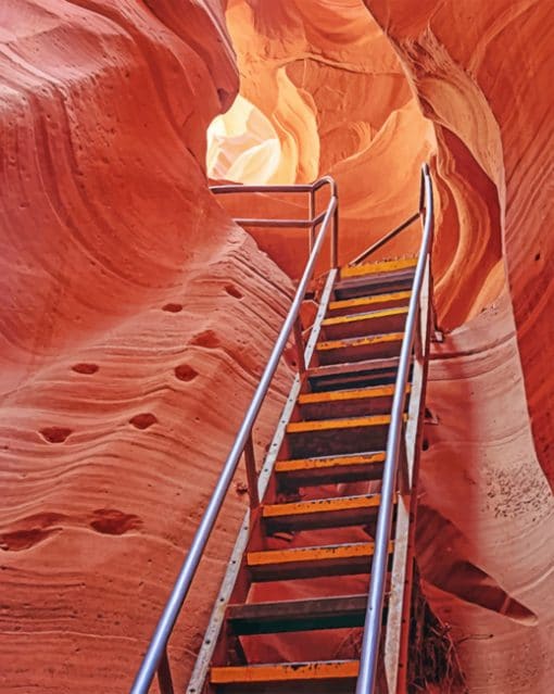 Lower Antelope Ladder paint By Numbers