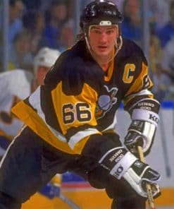 Mario Lemieux Player paint by numbers