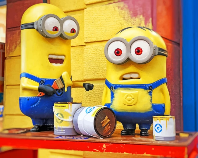 Minions Characters paint by numbers