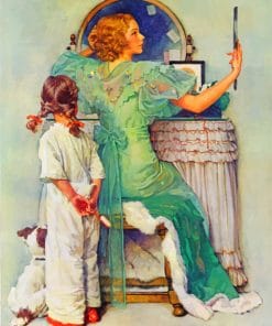 Norman Rockwell Art paint by numbers