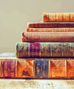 Old Books paint by numbers