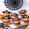Spider Cupcakes Halloween paint by numbers