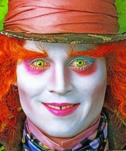 The Mad Hatter Alice In Wonderland paint by numbers
