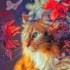 Aesthetic Cat paint By Numbers