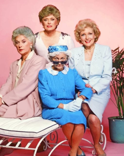 The Golden Girls paint by numbers