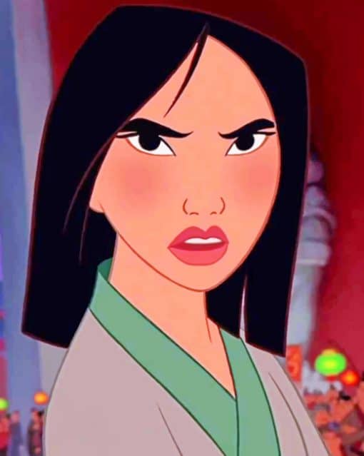 Hua Mulan - Cartoons Paint By Numbers - Painting By Numbers