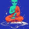Alien Budha paint By Numbers