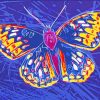 Andy Warhol Butterfly paint by numbers