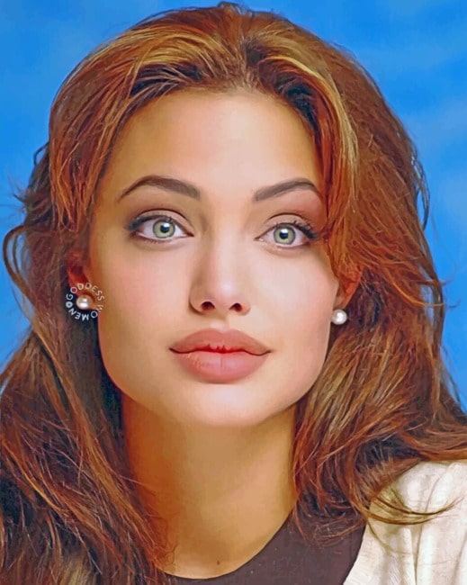 Angelina jolie paint By numbers