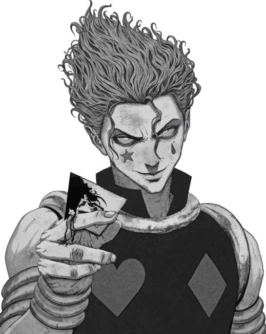 Hisoka paint by numbers