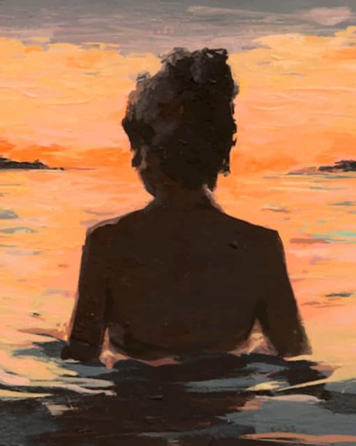 Art Of Woman In Sea paint by numbers