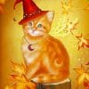 Autumn Cat paint by numbers