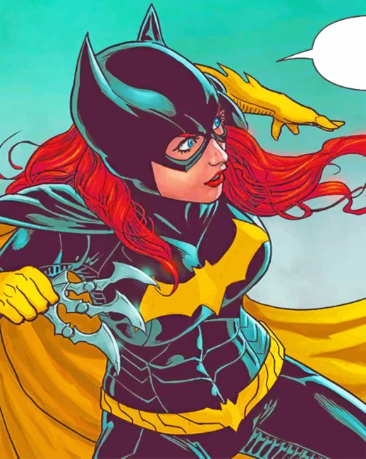 Batgirl paint By Numbers