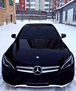 Black Mercedes paint By Numbers