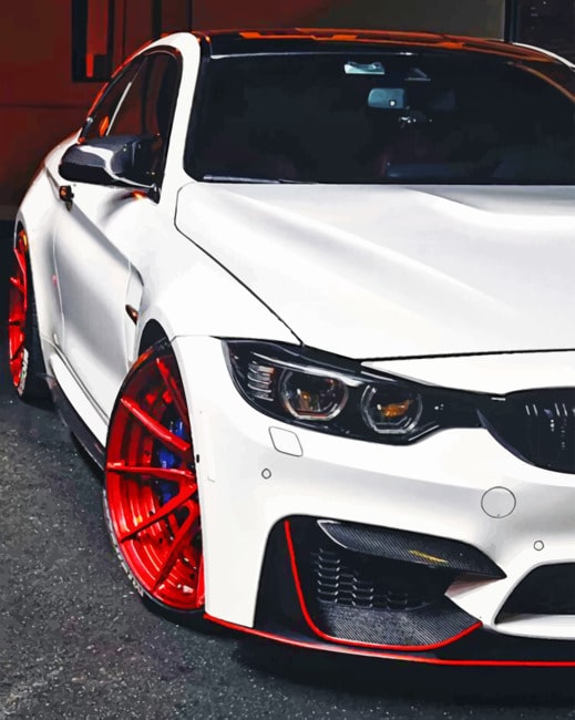 Bmw M4 paint by Numbers