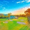 Brisbane Golf Club paint by numbers